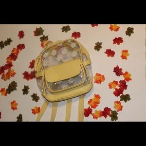 small clear backpack